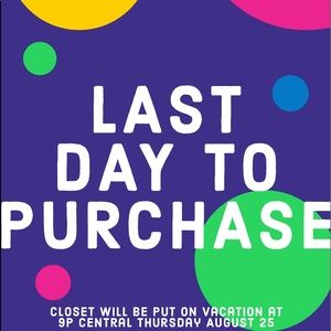 ‼️‼️LAST DAY TO PURCHASE‼️‼️